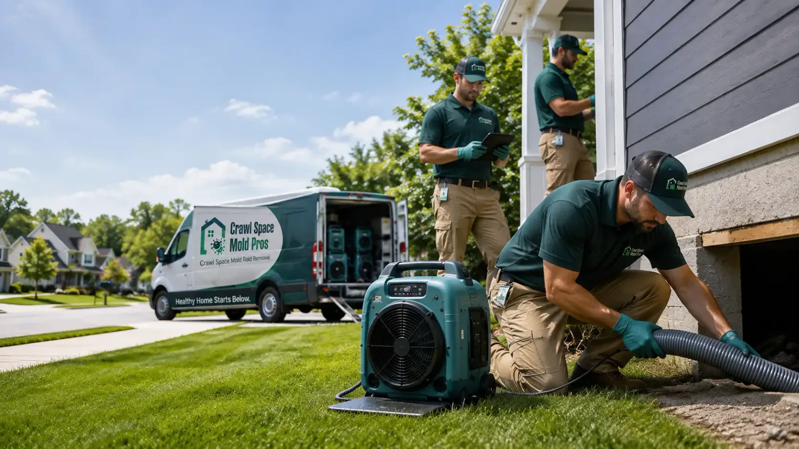 Crawl Space Mold Removal in Maywood, NJ